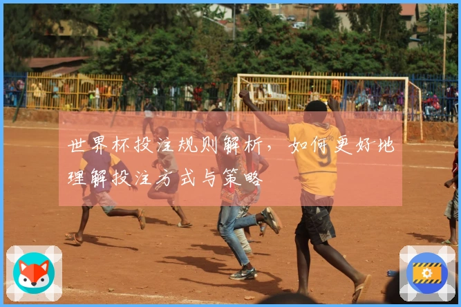 世界杯投注规则解析，如何更好地理解投注方式与策略
