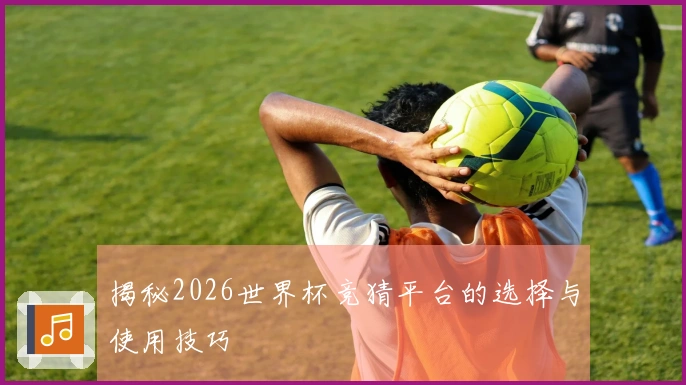 揭秘2026世界杯竞猜平台的选择与使用技巧