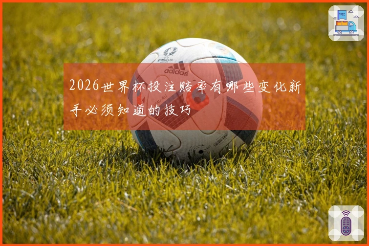 2026世界杯投注赔率有哪些变化新手必须知道的技巧
