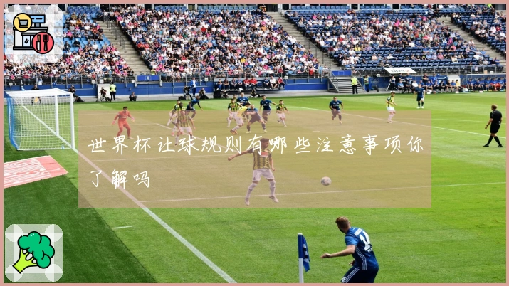 世界杯让球规则有哪些注意事项你了解吗